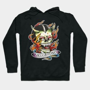 Hellbound Demon Tattoo Design Hoodie